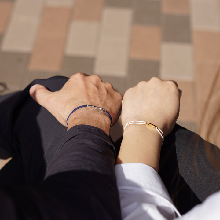 Alavel 選べる 誕生石 コード ブレスレット ペア販売 TWWA APB0111