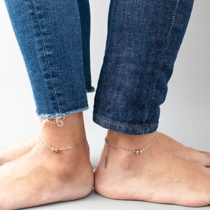 Alavel 選べる チェーン ブレスレット アンクレット ペア販売(2本) FFC NEC6099