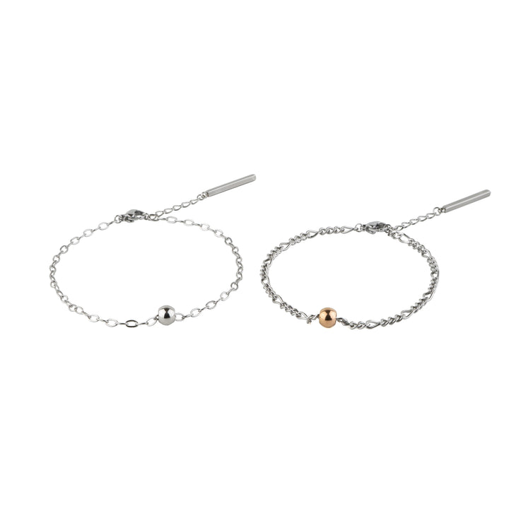 Alavel 選べる チェーン ブレスレット アンクレット ペア販売(2本) FFC NEC6099