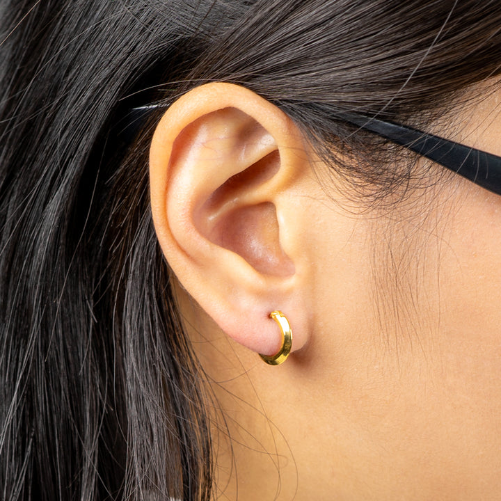 Alavel 選べる フープピアス 遮断機タイプ  カット Sサイズ両耳分 PUPS022-p