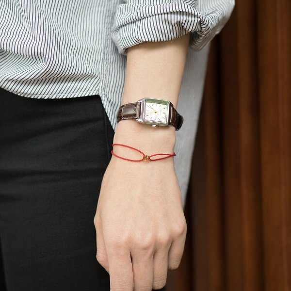 Alavel 選べる アンクレット ブレスレット ペア販売 ビーズ付きイニシャルミニチャーム APZ0016