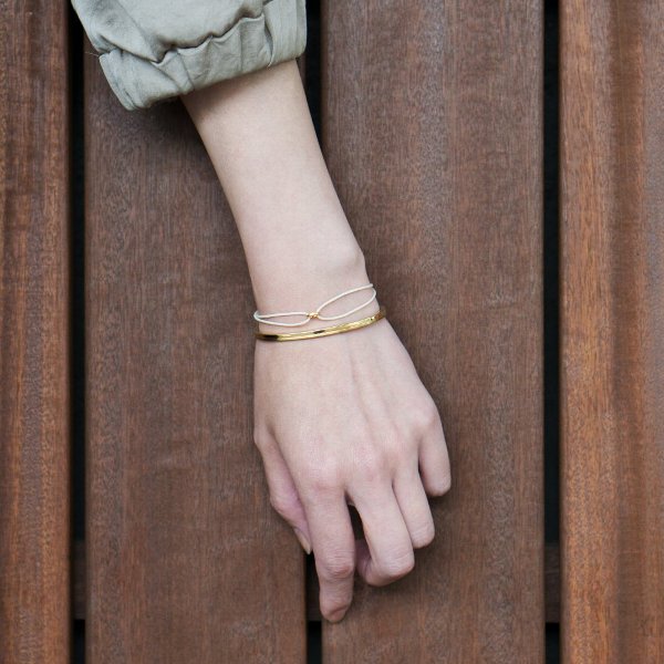 Alavel 選べる アンクレット ブレスレット ペア販売 ビーズ付きイニシャルミニチャーム APZ0016