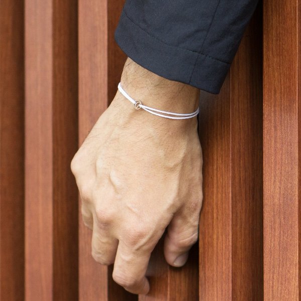 Alavel 選べる アンクレット ブレスレット ペア販売 ビーズ付きイニシャルミニチャーム APZ0016