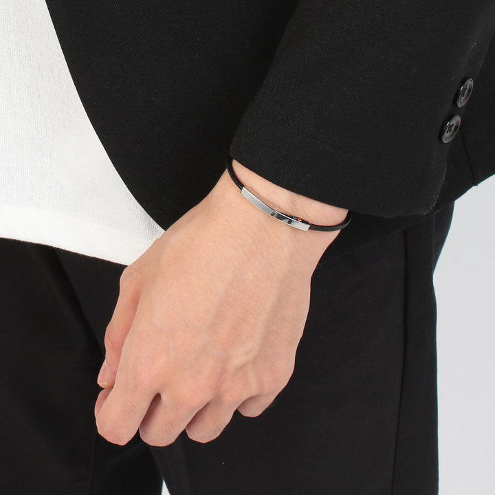 Alavel 選べる 革 レザー 誕生石 1連 2連 ブレスレット ペア販売 ABYレザー 2.5mm APZ4038