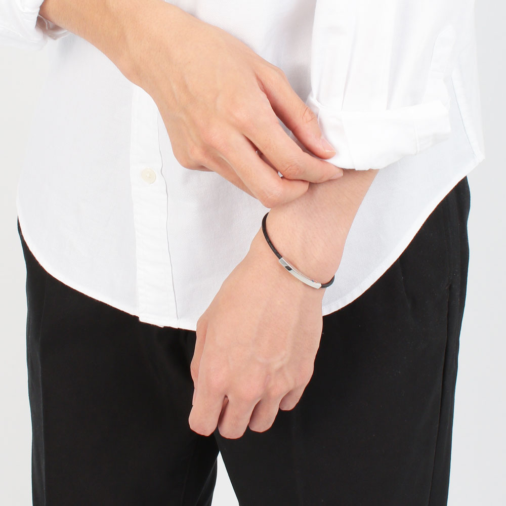 Alavel 選べる 革 レザー 誕生石 1連 2連 ブレスレット ペア販売 ABYレザー 2.5mm APZ4038