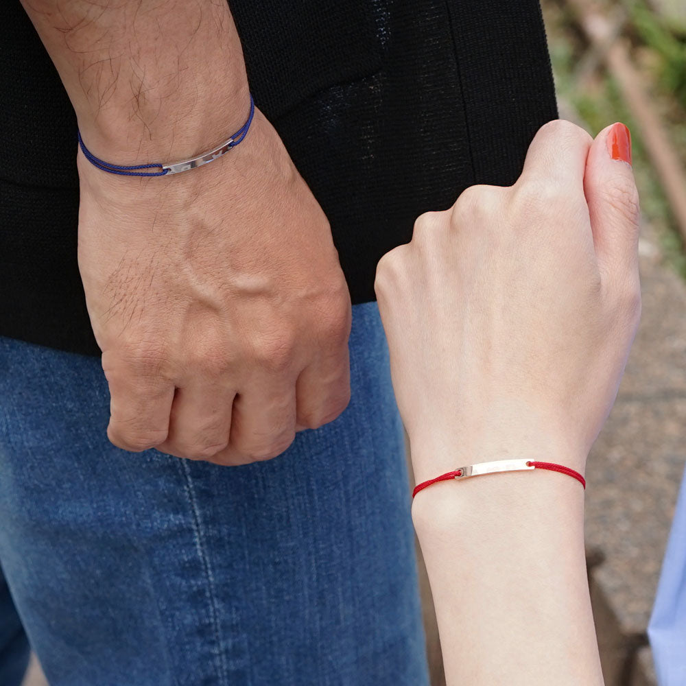 Alavel 選べる コード プレート ブレスレット ペア販売 2in1 APB0123