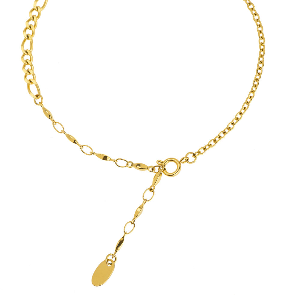 [送料無料] Alavel デザイン チェーン アンクレット ANK6124