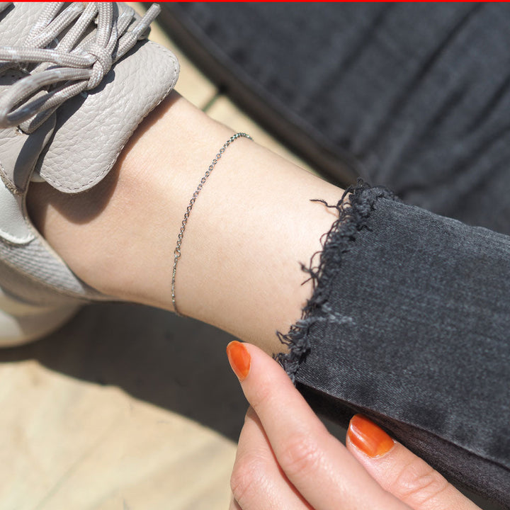 [送料無料] Alavel デザイン チェーン アンクレット ANK6123