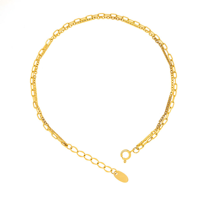 [送料無料] Alavel デザイン チェーン アンクレット ANK6122