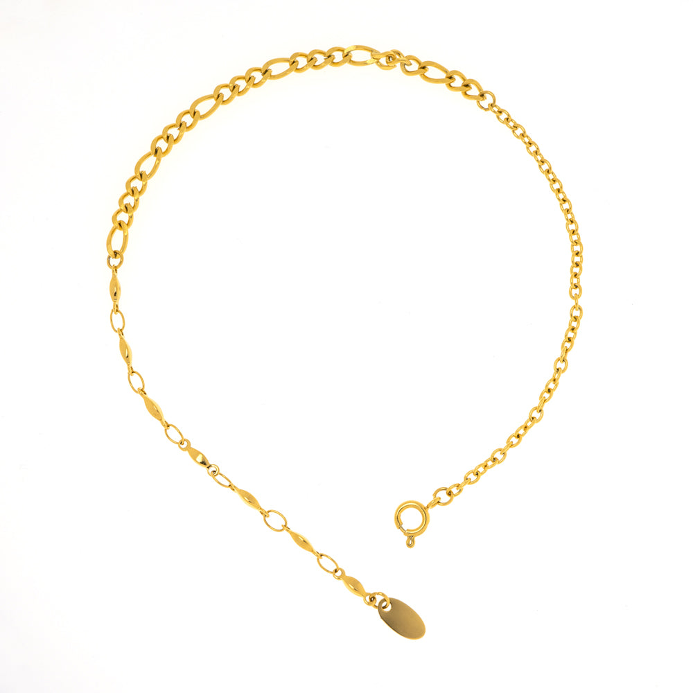 [送料無料] Alavel デザイン チェーン アンクレット ANK6124