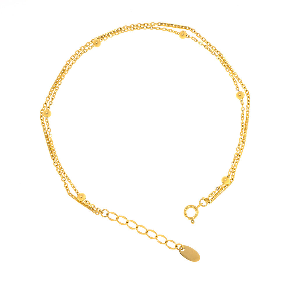 [送料無料] Alavel デザイン チェーン アンクレット ANK6117