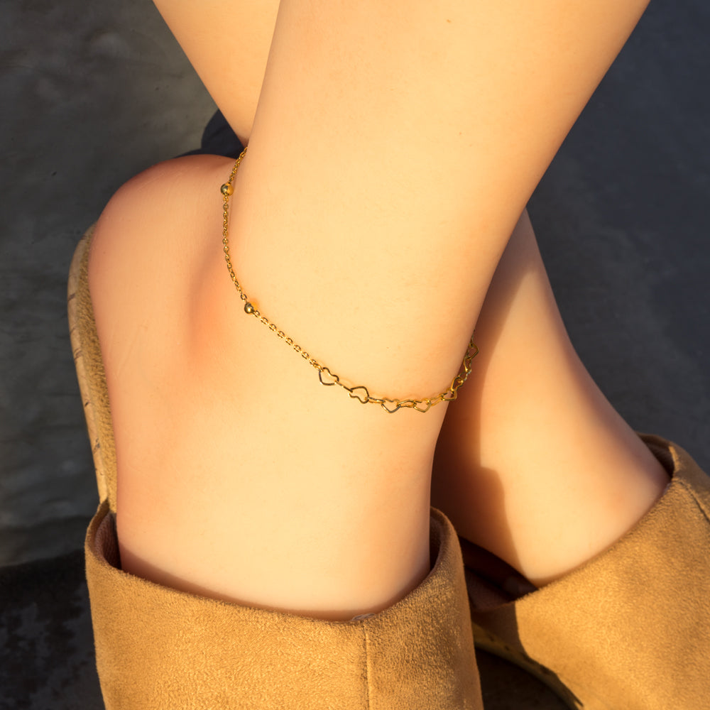 [送料無料] Alavel デザイン チェーン アンクレット ANK6119