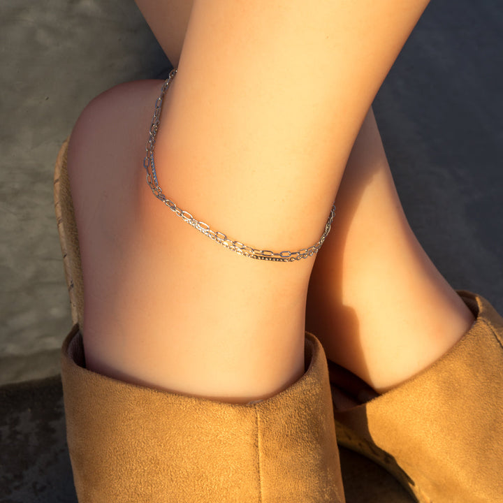 [送料無料] Alavel デザイン チェーン アンクレット ANK6122