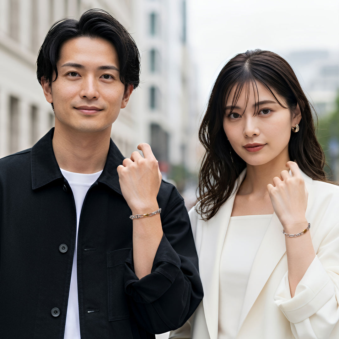 Alavel 選べる アンカーチェーンブレスレット 一本 単品販売 PLEO APA0610