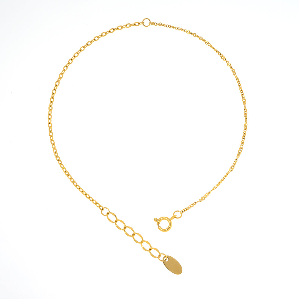 [送料無料] Alavel デザイン チェーン アンクレット ANK6123