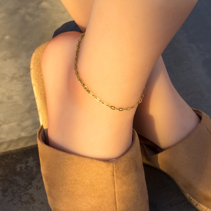 [送料無料] Alavel デザイン チェーン アンクレット ANK6125