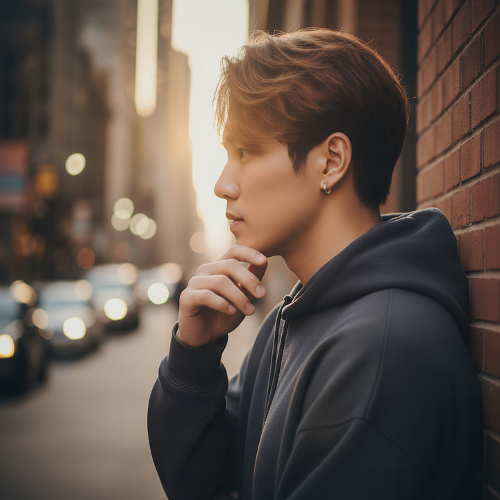 Alavel 選べる ステンレスフープピアス 【スクエアタイプ両耳分】PUPS159-161