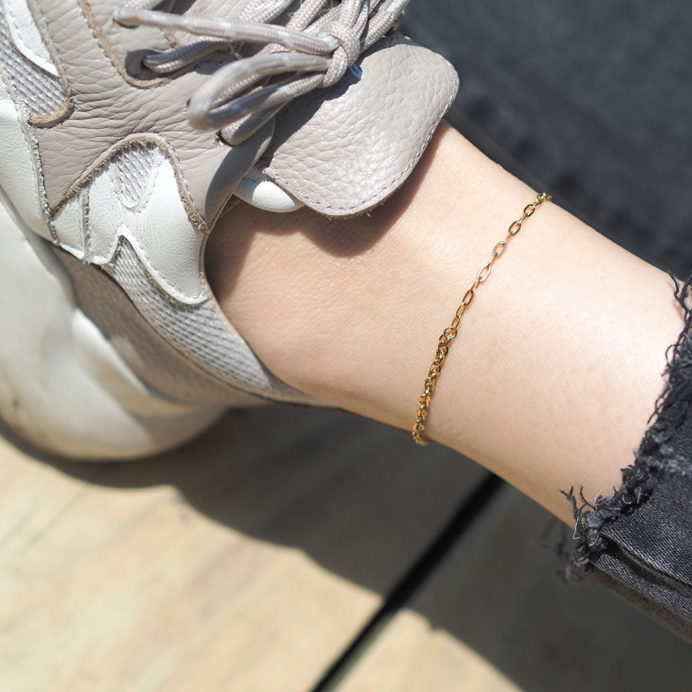 [送料無料] Alavel デザイン チェーン アンクレット ANK6125