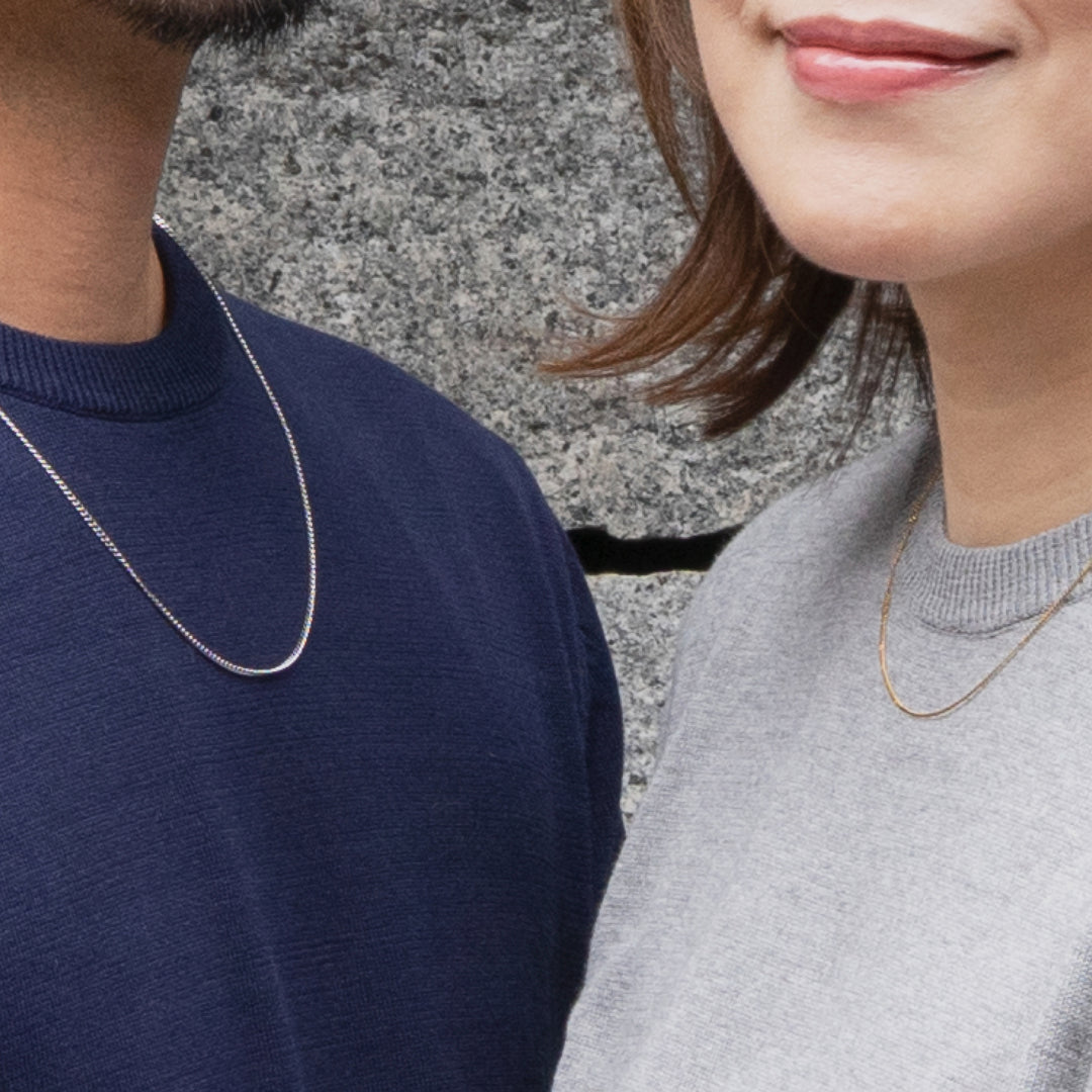 Alavel チャーム付きチェーンネックレス アンカー・キヘイ・スネーク【選べる二本セット販売】