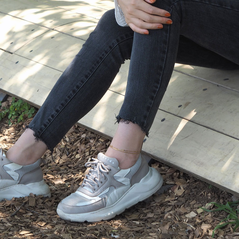 [送料無料] Alavel デザイン チェーン アンクレット ANK6117