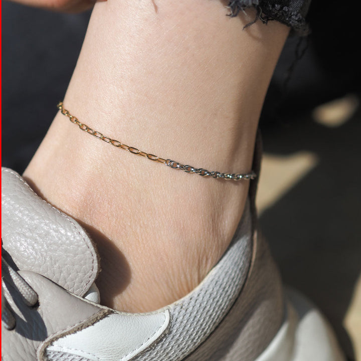 [送料無料] Alavel デザイン チェーン アンクレット ANK6125