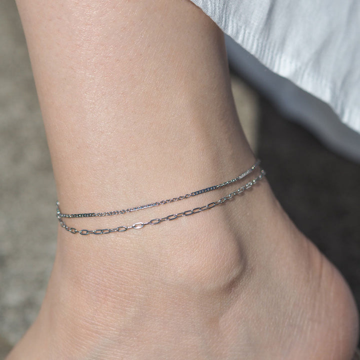 [送料無料] Alavel デザイン チェーン アンクレット ANK6122