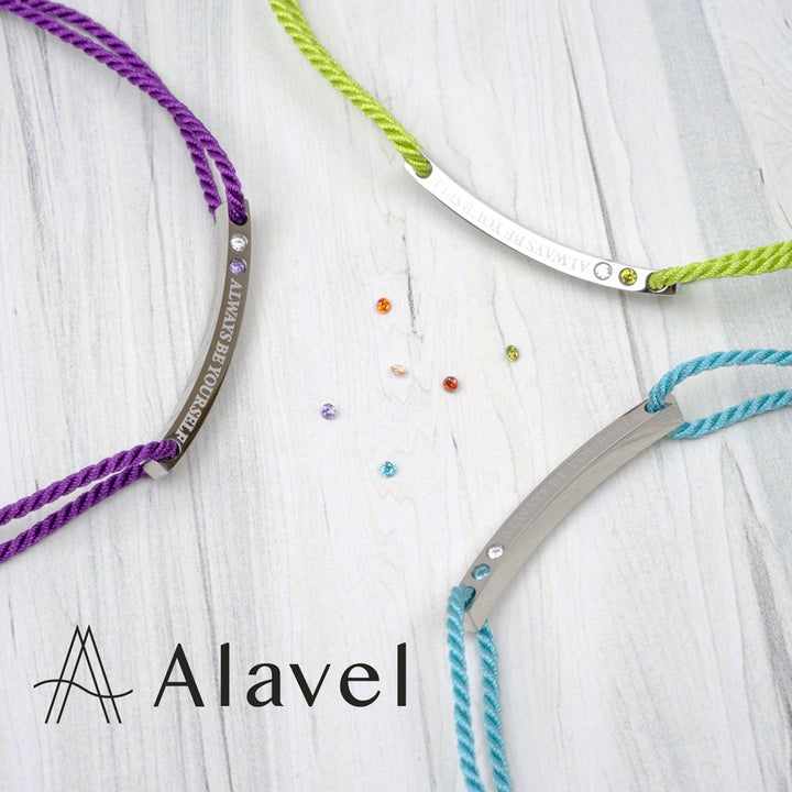 Alavel 選べる 誕生石 ブレスレット アンクレット ABY APB0206-SH
