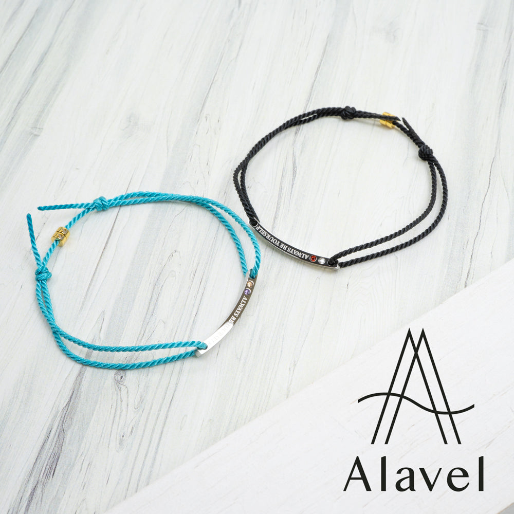 Alavel 選べる 誕生石 ブレスレット アンクレット ABY APB0206-SH
