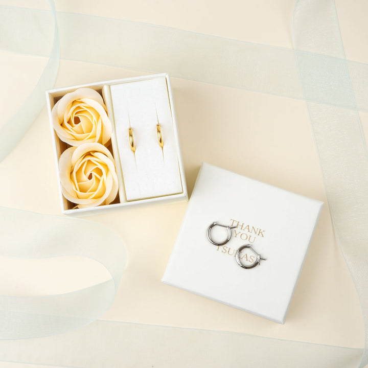 [送料無料] Alavel フープピアス ラウンド Sサイズ 両耳用 PUPS021