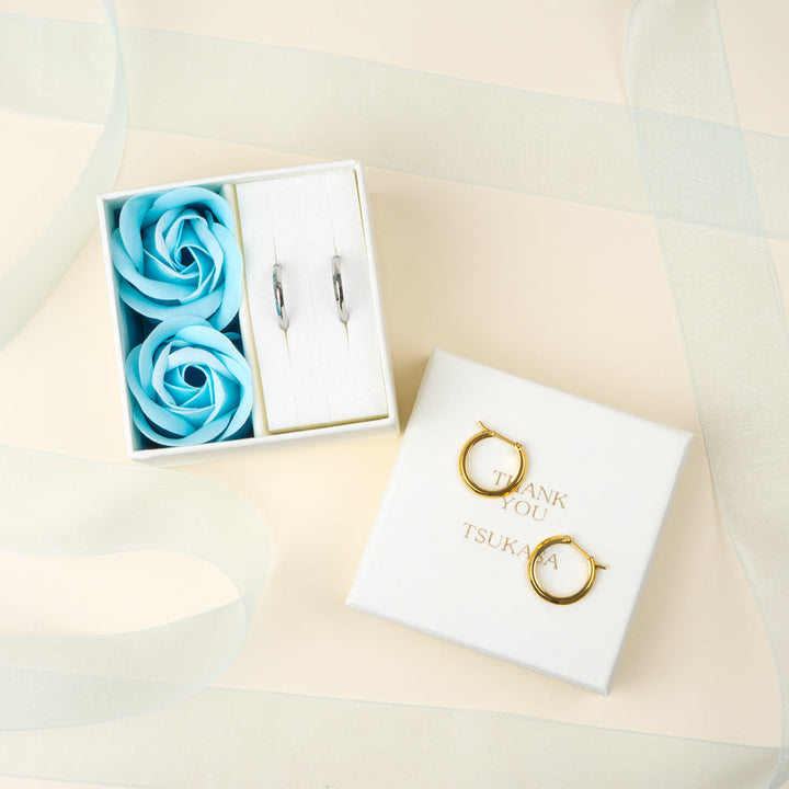 [送料無料] Alavel フープピアス カット Mサイズ 両耳用 PUPS018