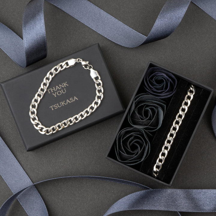 【ギフト】Alavel チェーンブレスレット 全長約19cm NEC6004-SH-19【メール便不可】