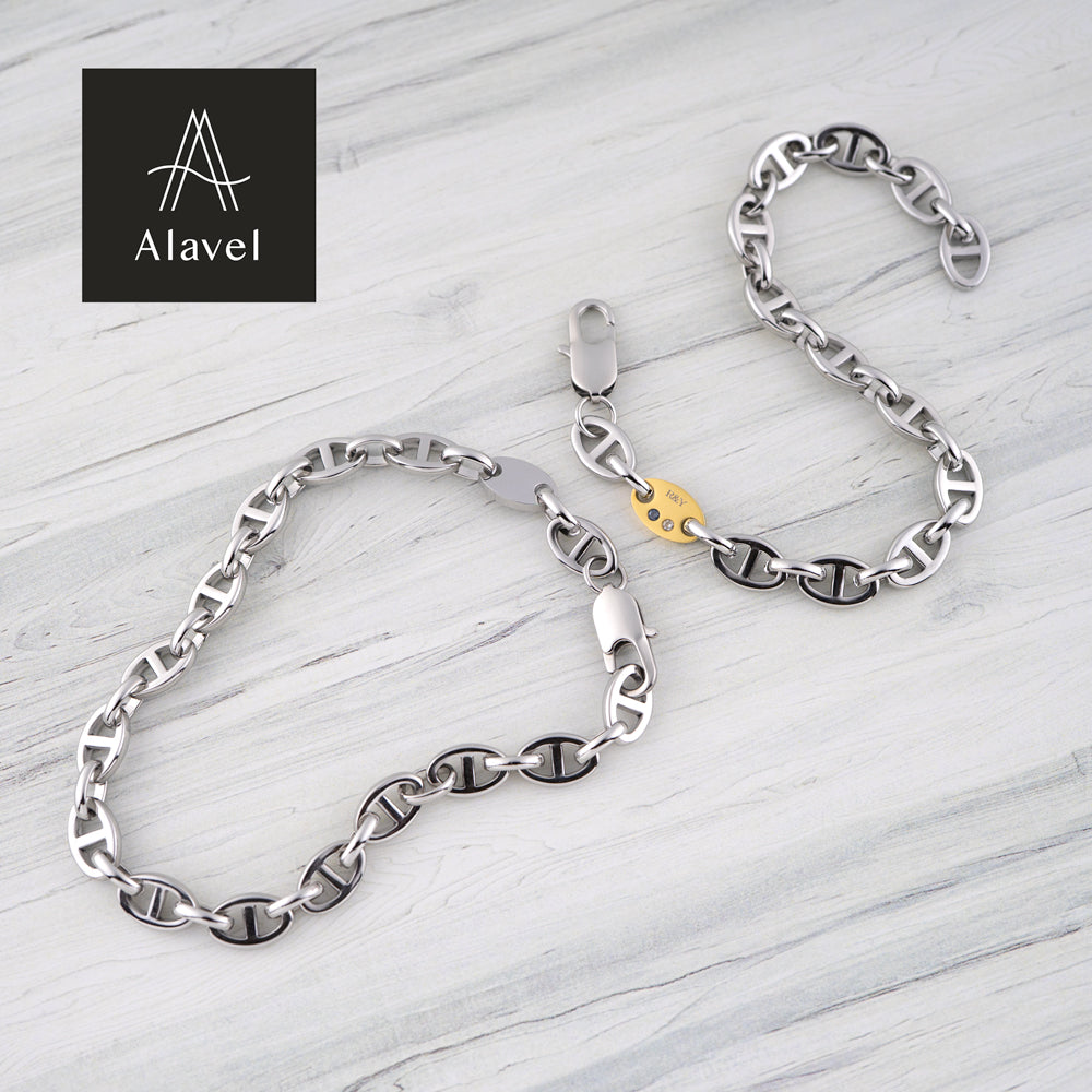 Alavel 選べる アンカーチェーンアンクレット 一本単品販売 PLEO APA0610