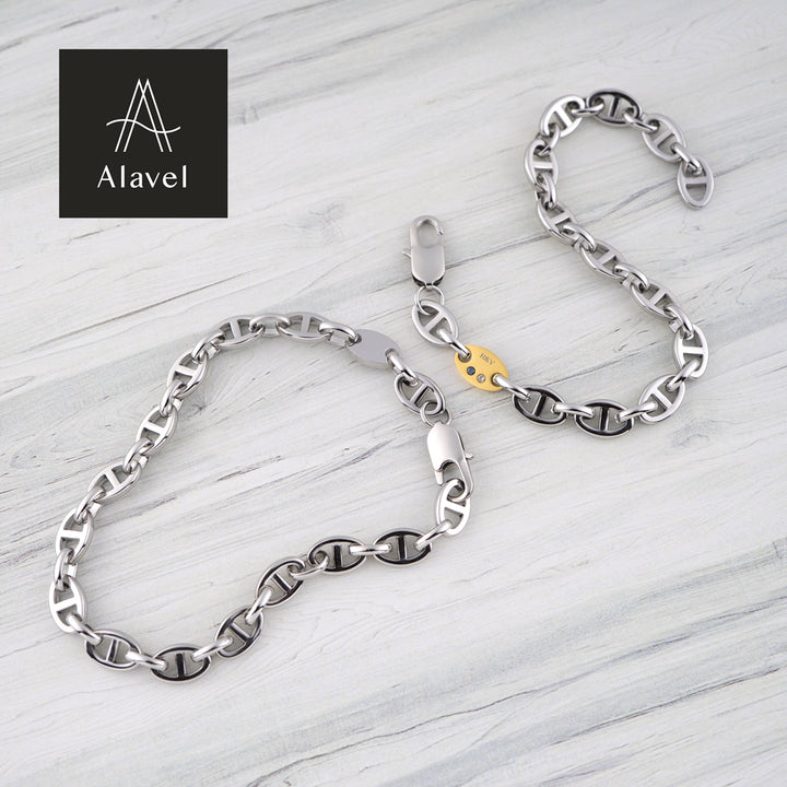 Alavel 選べる アンカーチェーンアンクレット 一本単品販売 PLEO APA0610