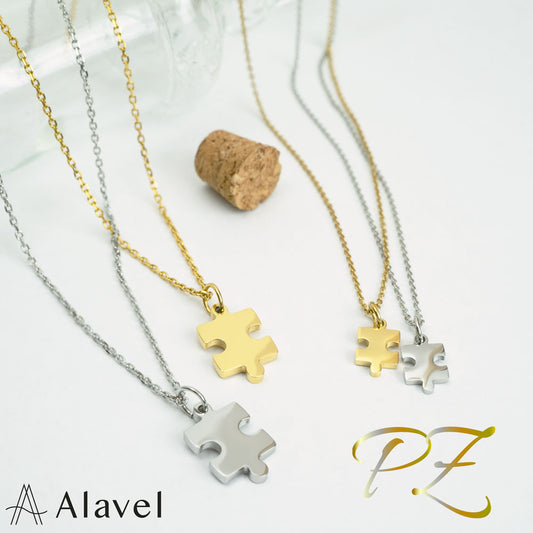 Alavel 選べる パズル チェーン ネックレス ペア販売 PZ AP1006