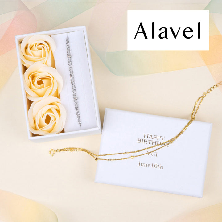 [送料無料] Alavel デザイン チェーン アンクレット ANK6117