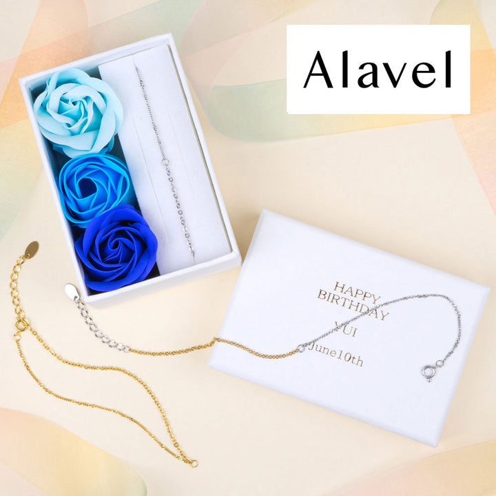 [送料無料] Alavel デザイン チェーン アンクレット ANK6123