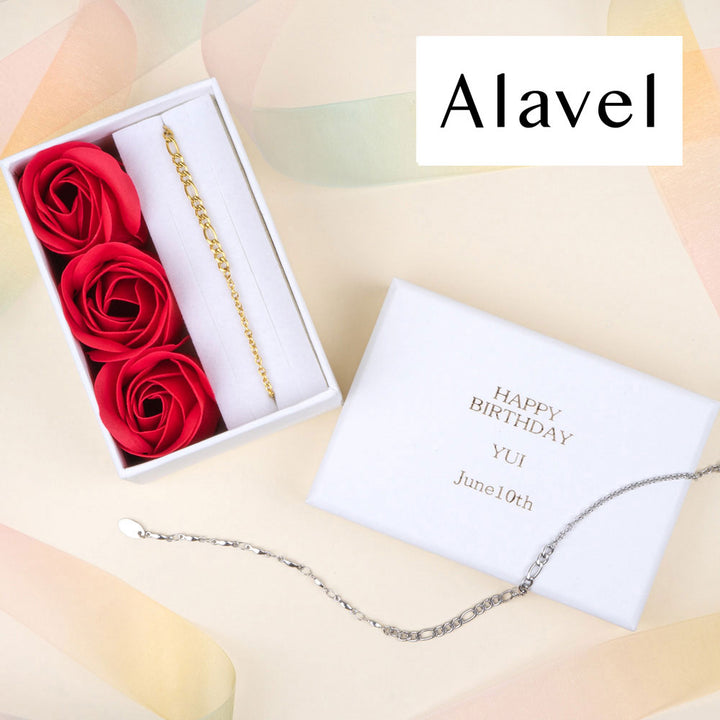 [送料無料] Alavel デザイン チェーン アンクレット ANK6124