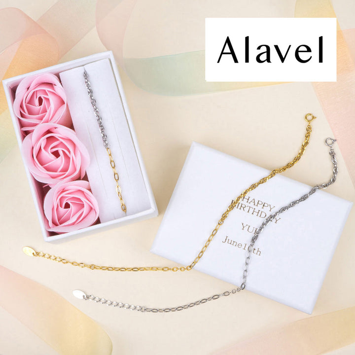 [送料無料] Alavel デザイン チェーン アンクレット ANK6125