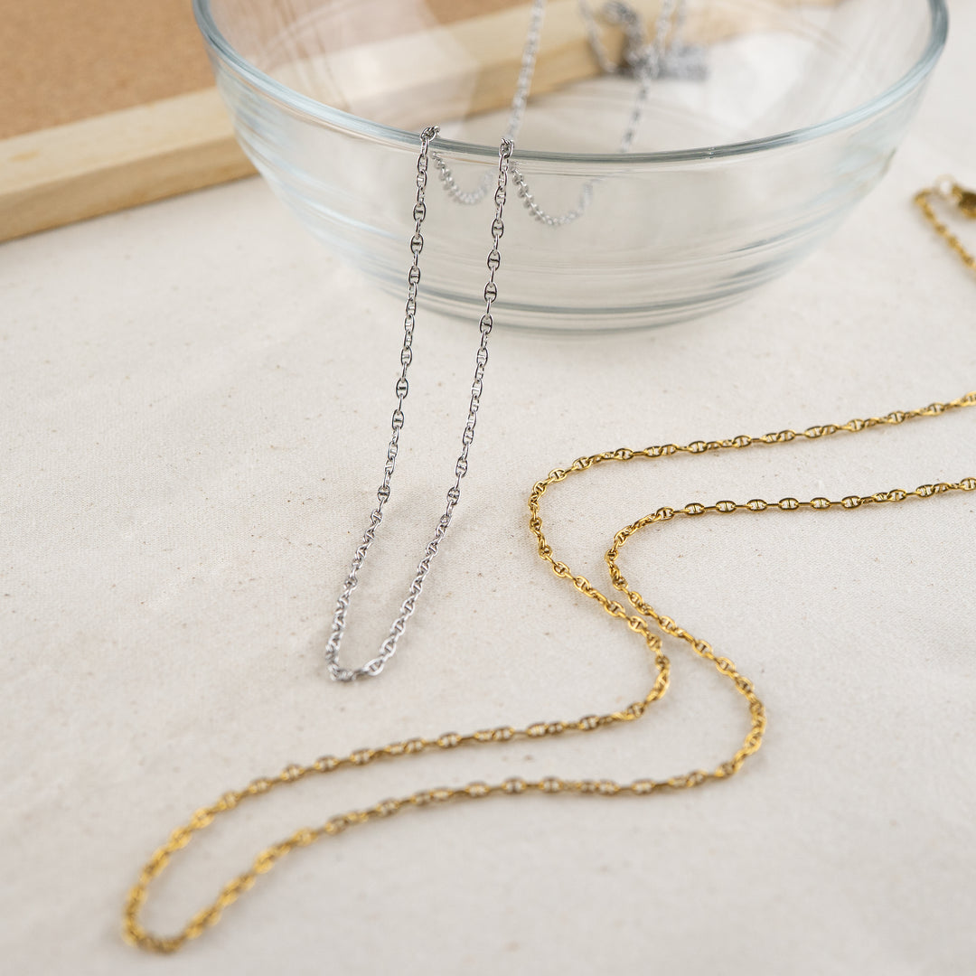 Alavel 選べる Fine Anchor Necklace chain ネックレスチェーン FA【一本単品販売】