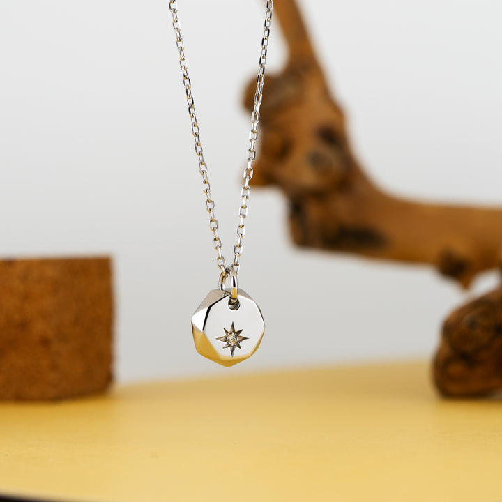 Alavel 選べる メタルカットネックレス ヘプタゴン 一本 単品販売 PUPE095-096