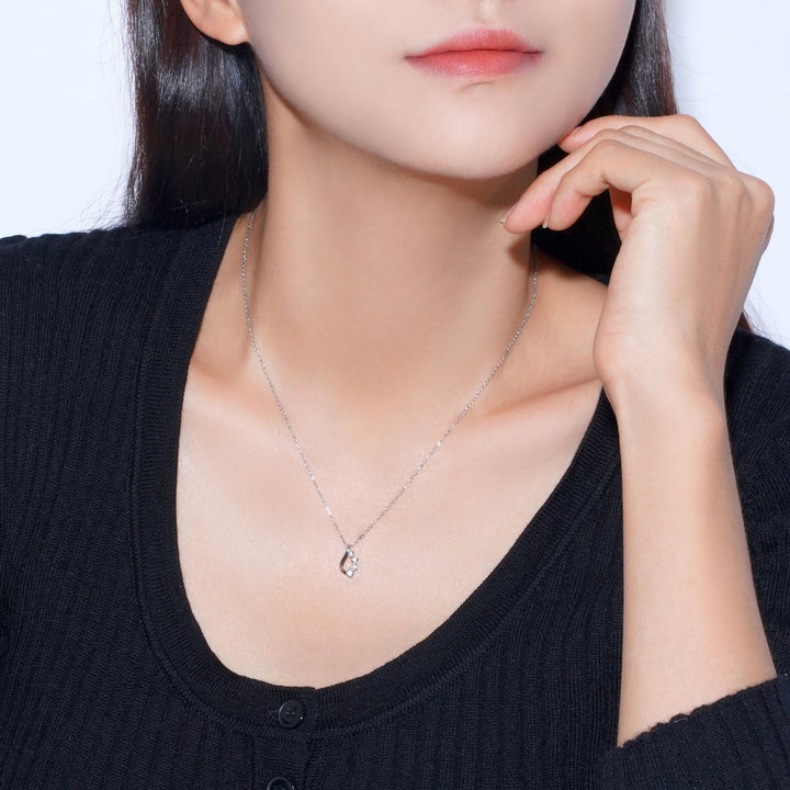 [送料無料] Alavel ドロップ ネックレス キュービックジルコニア PUPE004