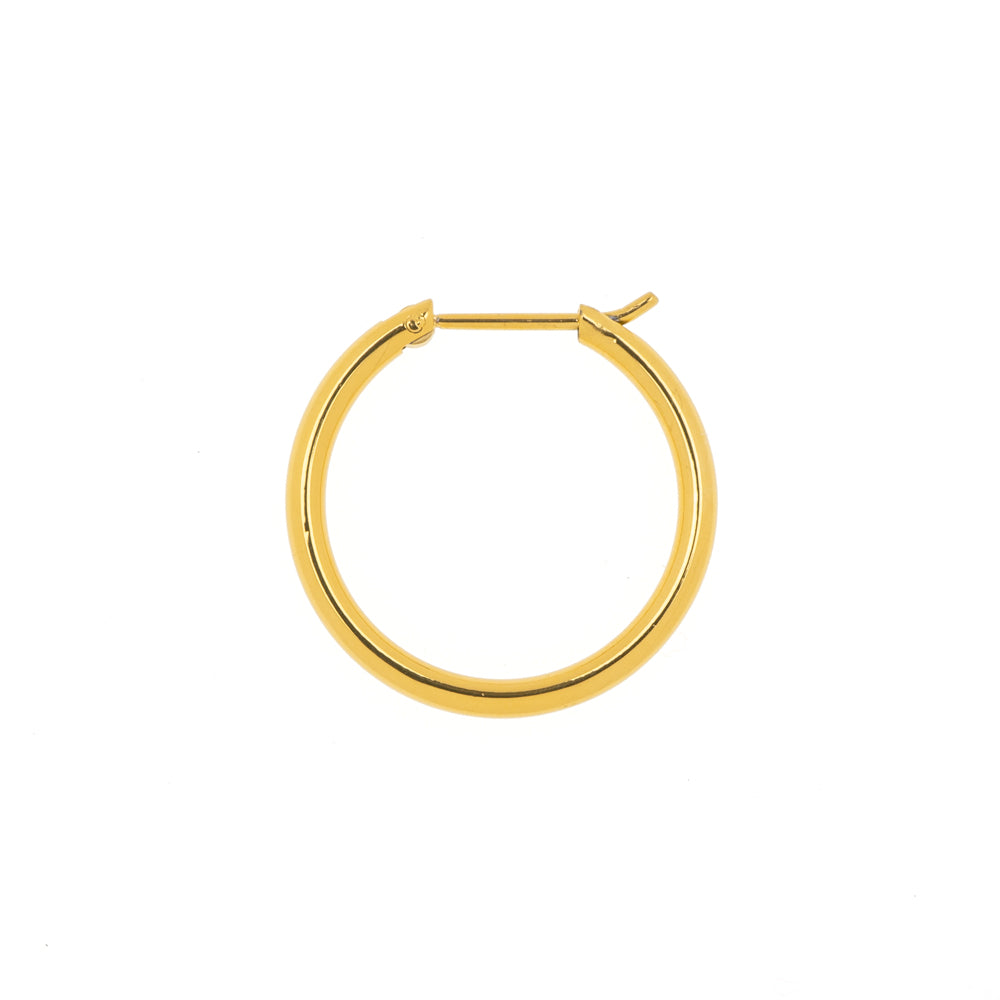 [送料無料] Alavel フープピアス ラウンド Lサイズ 両耳用 PUPS013