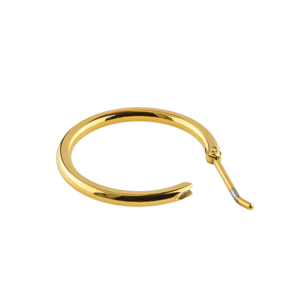 [送料無料] Alavel フープピアス ラウンド Lサイズ 両耳用 PUPS013