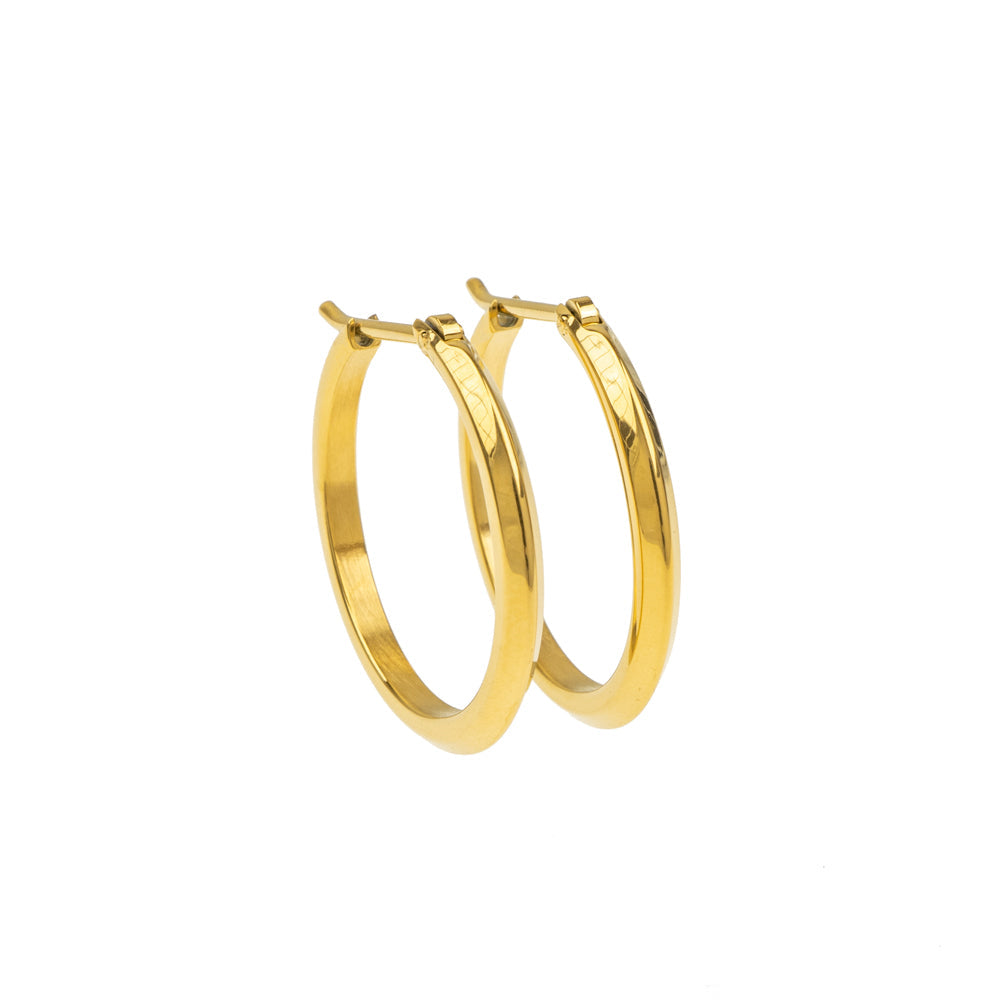 [送料無料] Alavel フープピアス カット Lサイズ 両耳用 PUPS014