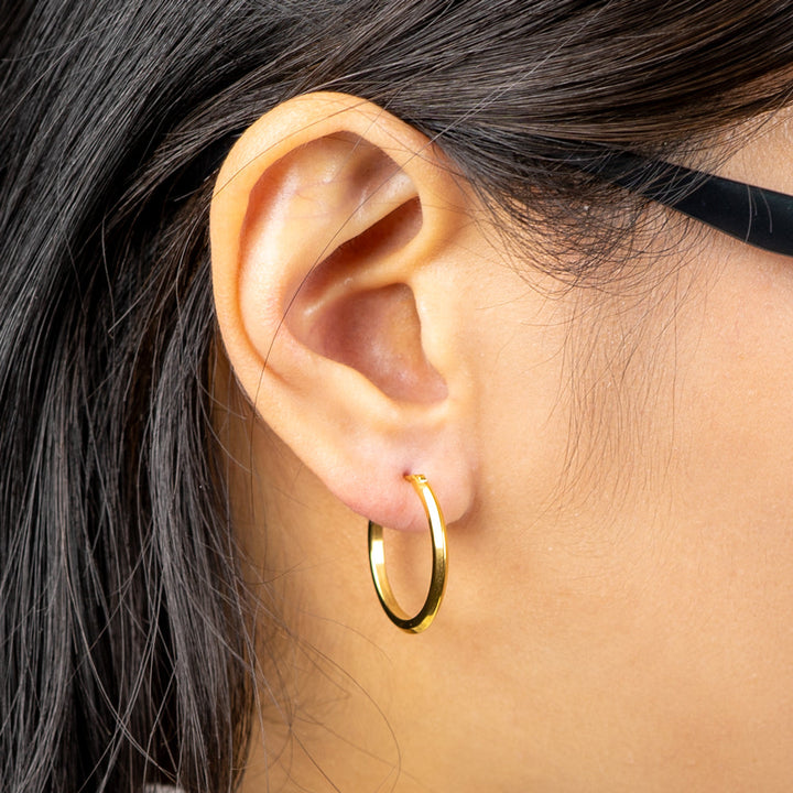 [送料無料] Alavel フープピアス カット Lサイズ 両耳用 PUPS014