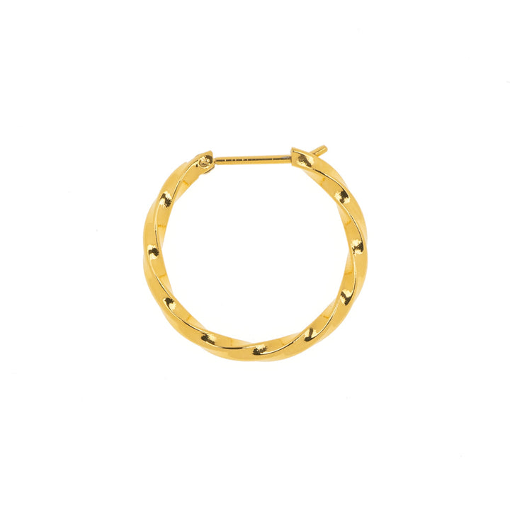 [送料無料] Alavel フープピアス ツイスト Lサイズ 両耳用 PUPS015