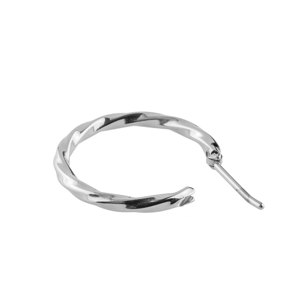 [送料無料] Alavel フープピアス ツイスト Lサイズ 両耳用 PUPS015