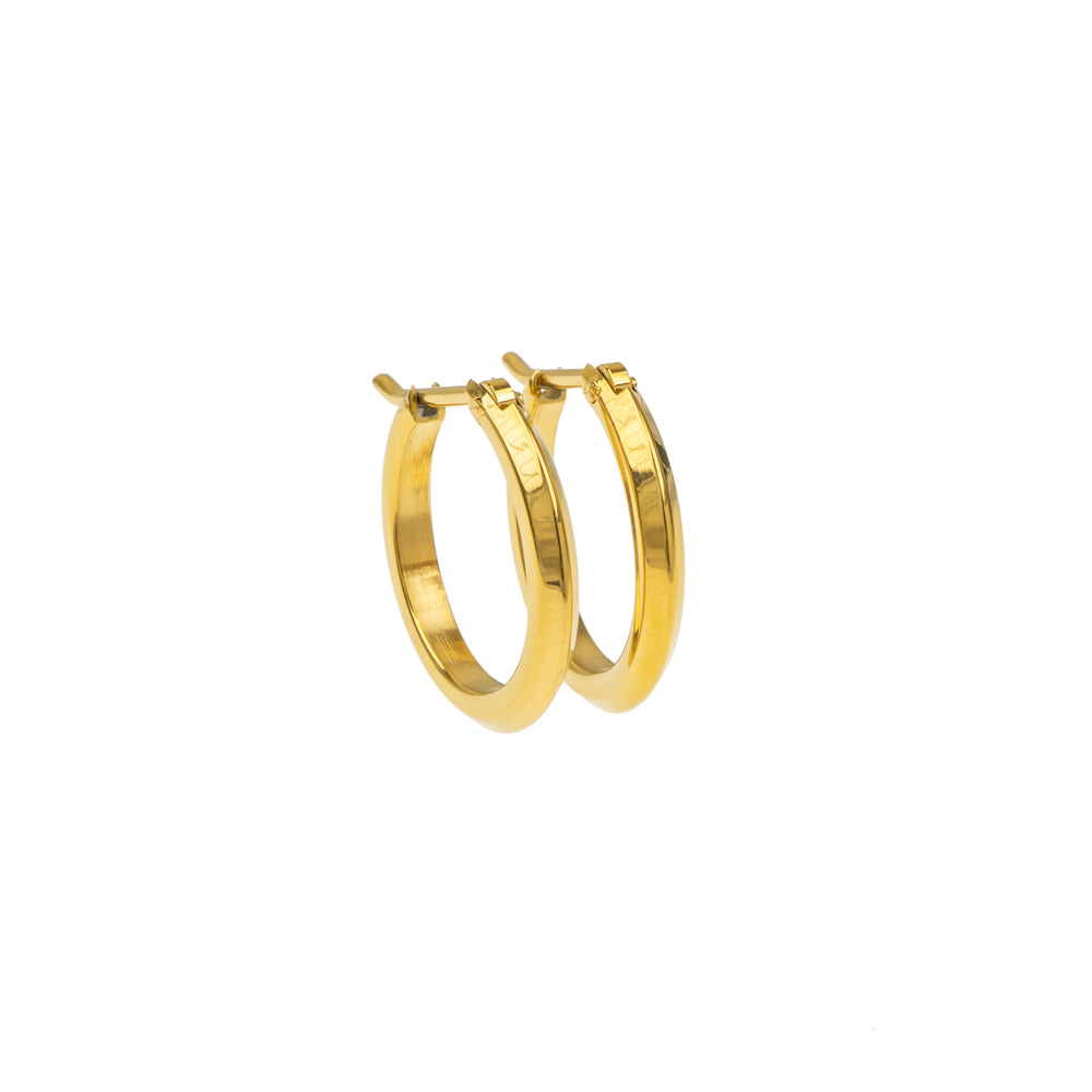 [送料無料] Alavel フープピアス カット Mサイズ 両耳用 PUPS018