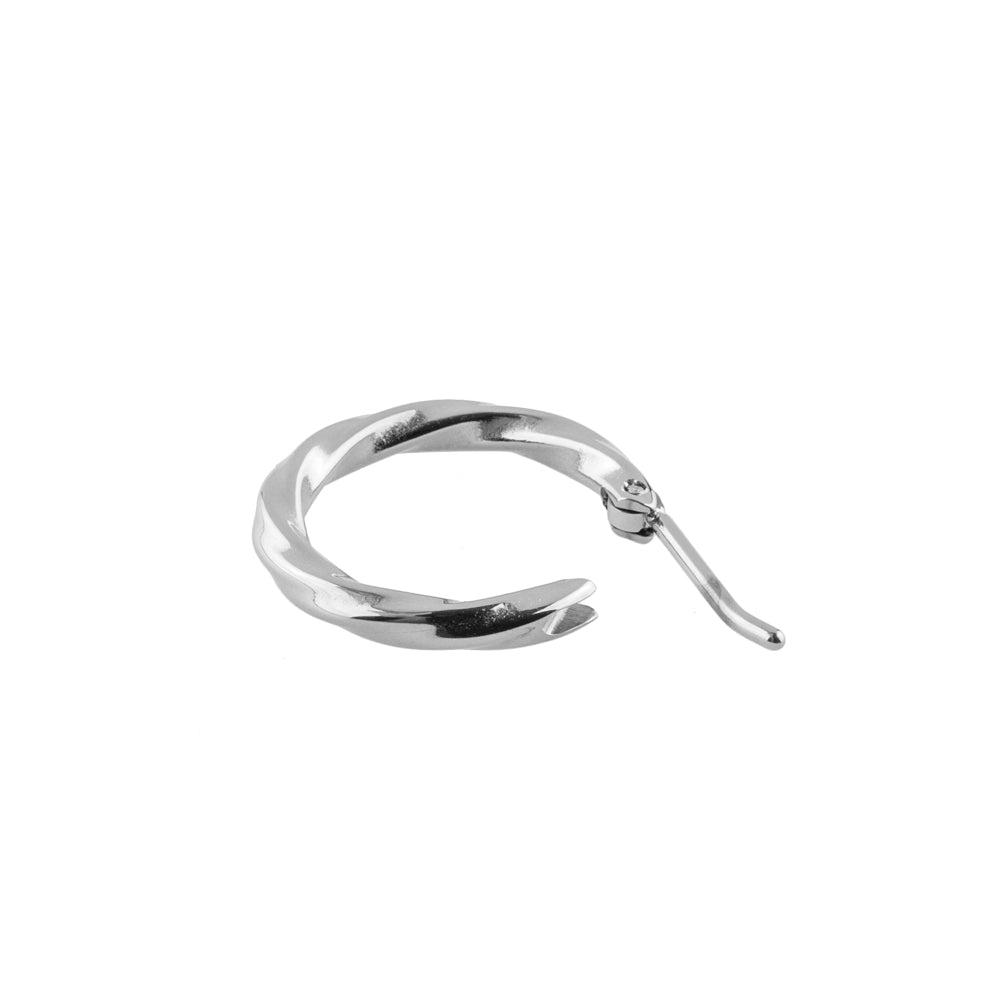 [送料無料] Alavel フープピアス ツイスト Mサイズ 両耳用 PUPS019