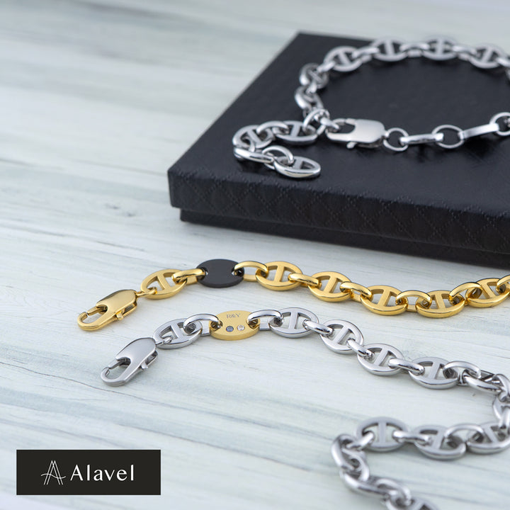 Alavel 選べる アンカーチェーンブレスレット 二本セット販売 PLEO APA0610